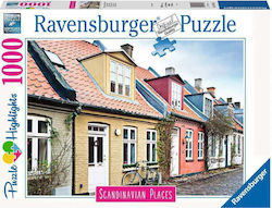 Scandinavian Houses in Aarhus Denmark Puzzle 2D 1000 Bucăți