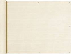 vidaXL Правоъгълен Разделител На Верандата Екрю...