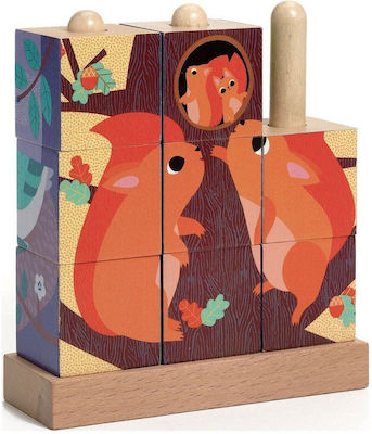 Holz Kinderpuzzle Ζωάκια Στο Δάσος für 2++ Jahre 8pcs Djeco