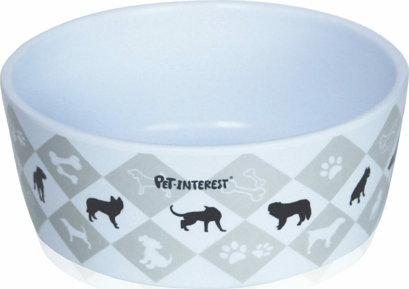 Pet Interest Deluxe Large Plastic Dog Feeder Waterer 900ml 2pcs