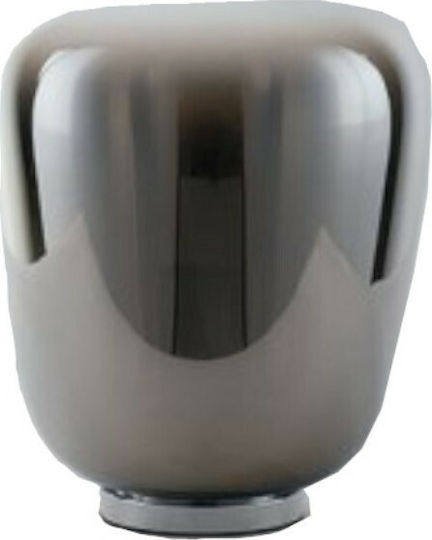 Fan Europe Smoke-L35 Decorative Lamp with Socket for Bulb E27 Black