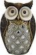 Karvounis Decorative Owl Polyresin 11.5x10x16.5cm 1pcs