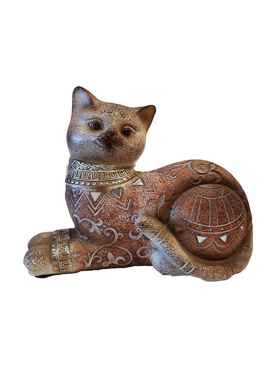 Karvounis Decorative Cat Polyresin 14x12cm 1pcs