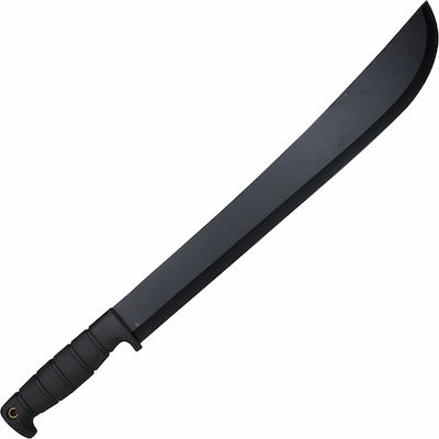 MFH Kongo Machete Black with Blade made of Stainless Steel in Sheath