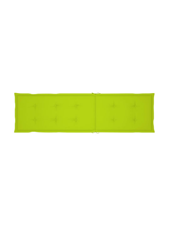 vidaXL Sun Lounger Cushion Bright Green 105x50cm.