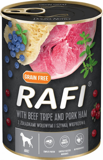 Dolina Noteci Rafi Wet Food Dogs in Cans with Beef and Calf Grain-Free 800gr