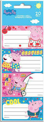 Diakakis Notebook Labels Peppa Pig 20pcs