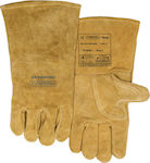 Weldas Gloves for Work Welding Yellow Leather/Cotton