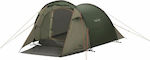 Easy Camp Spirit 200 Σκηνή Camping Τούνελ Πράσινη με Διπλό Πανί 3 Εποχών για 2 Άτομα 310x130x110εκ.