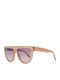 Guess by Marciano Women's Sunglasses with Beige Acetate Frame and Purple Gradient Lenses GM0795 72F