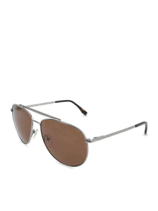 Lacoste Men's Sunglasses with Silver Metal Frame L177S-033