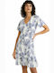 Desigual Summer Mini Dress White