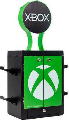 Numskull Official Xbox Gaming Locker Зарядна станция за 4 контролера XBOX Един / Xbox Series X/S - Xbox Серия X/S Зелен