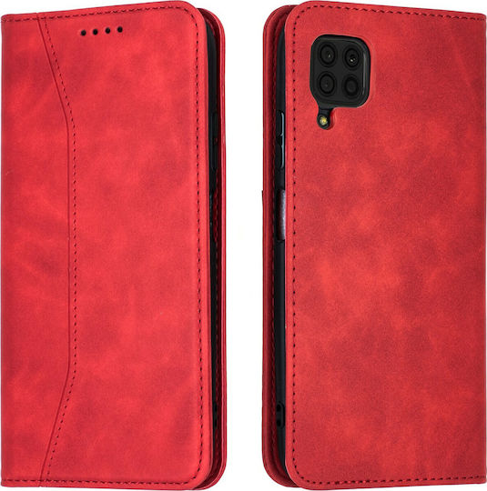 Bodycell PU Leather Book Piele artificială Roșu (Huawei P40 Lite)