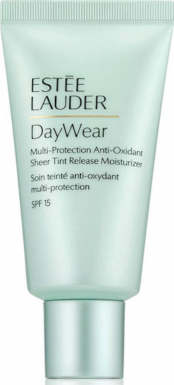 Estee Lauder DayWear Tentă Transparentă Cremă de Față de Zi Hidratare 24 Ore Colorată cu Factor de Protecție Solară 15 SPF 15ml