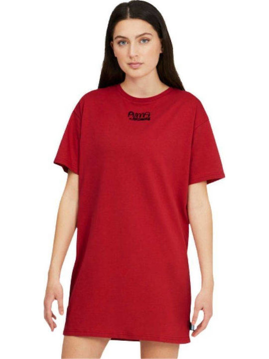 PUMA x Mr Doodle Athletic Dress Red