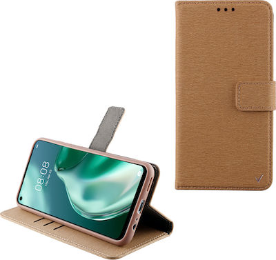 Volte-Tel Allure Magnet Synthetic Leather Wallet Gold (Huawei P40 Lite 5G)