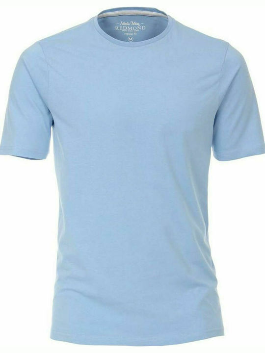 REDMOND Ανδρικό γαλάζιο κοντομάνικο T-Shirt, regular fit