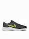 Downshifter Downshifter 11 Kids Sports Shoes Running with Laces Dark Smoke Grey / Volt / Black / White