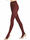 3D Women's Pantyhose Opaque 100 Den Bordeaux