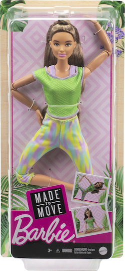 Barbie Made to Move Doll Green Dye Pants Doll for 3+ years+ Years 32.5cm