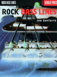 Hal Leonard Rock Bass Lines Metodă de învățare pentru Bas + CD