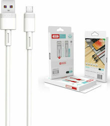 XO NB166 16.005.0095 Regular USB 2.0 σε micro USB 1m Λευκό