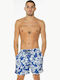 HAWAIIAN Ανδρικό Μαγιό Σορτς Μπλε Floral