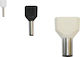 Adeleq Insulated Wire Ferrule Terminal 2x2.50mm² Gray 12-556252