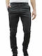 Trousers Chino Elastic in Regular Fit Black