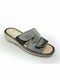 Emanuele 456 Anatomic Women's Slippers In Gray Colour