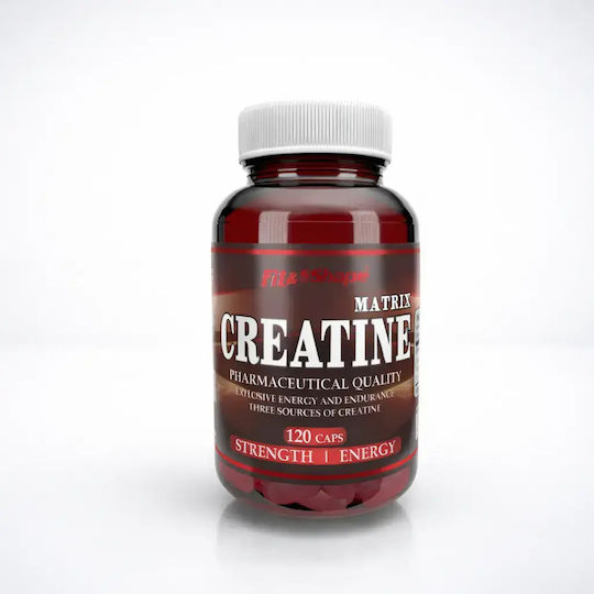 Fit & Shape Matrix Creatine Μονοϋδρική Κρεατίνη 120 κάψουλες