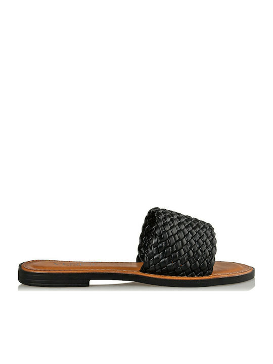 Venini Women's Flat Sandals In Black Colour S37-13268-34