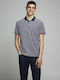 Jack & Jones Ανδρικό T-shirt Polo Mood Indigo