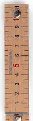 MamaMemo Role Play Toy Wooden Ruler made of Wood for 3+ Years Old