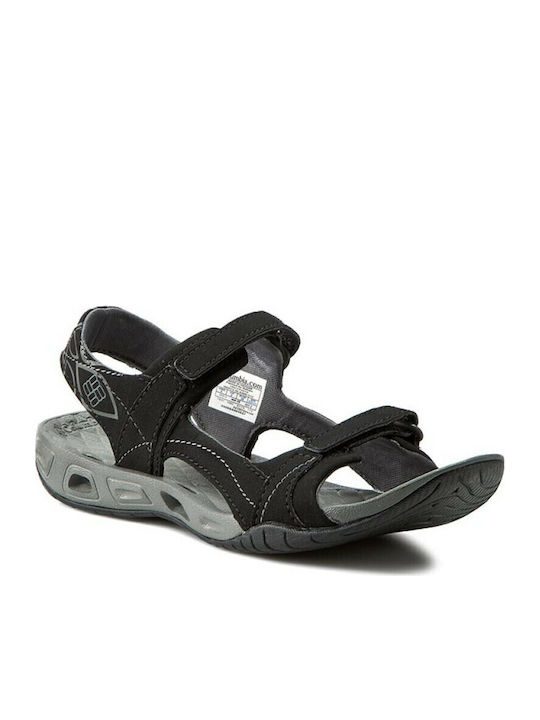 Vent II Women's Flat Sandals Sporty in Black Color