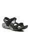 Vent II Women's Flat Sandals Sporty in Black Color