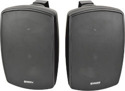 Adastra Passive On-wall Speakers 50W BH5 100.921UK (Pair) 16.3x16x25.5cm in Black Color