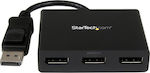 StarTech 3-Port Converter DisplayPort male to DisplayPort female