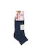 Dal 928 Women's Solid Color Socks Navy