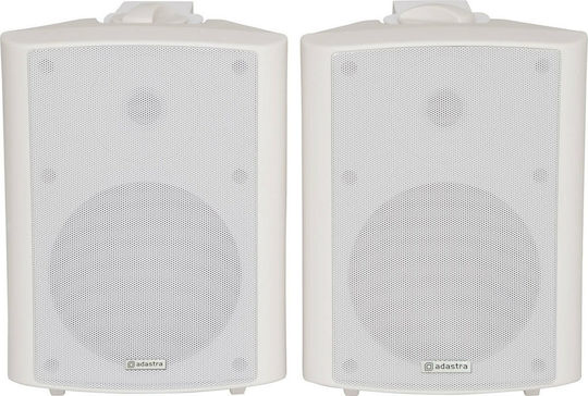 Adastra Passive Wall-mounted Speakers 60W BC6 100.907UK (Pair) 28x22x22cm White