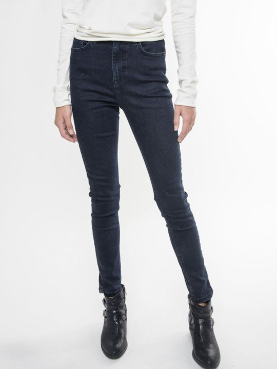 Hoch tailliert Damenjeans in Enger Passform