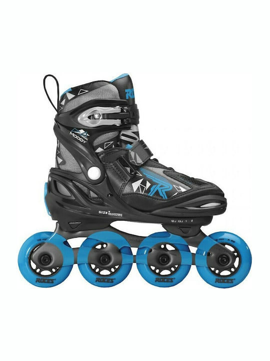 Roces Moody Boy Tif Inline Αυξομειούμενα Rollers Μαύρα Παιδικά