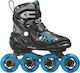 Roces Moody Boy Tif Kids Adjustable Inline Rollers Black