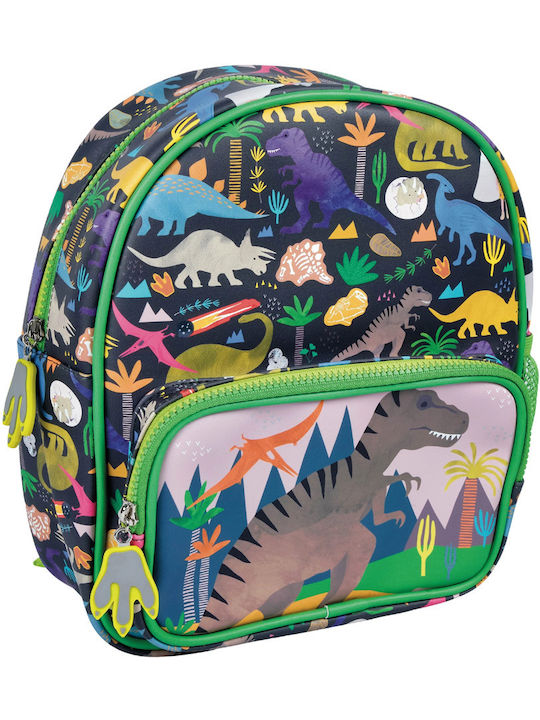 Floss & Rock Dinosaur School Bag Backpack Kindergarten in Green color