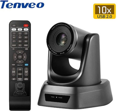 Camera de videoconferință TEVO-NV10U, PTZ, zoom 10x, USB, gamă largă, senzor CMOS de 2,1MP, claritate cristalină