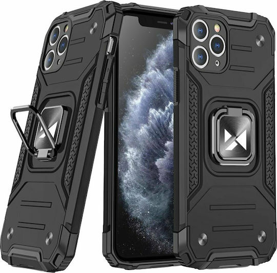 Wozinsky Ring Armor Back Cover Πλαστικό Μαύρο (iPhone 11 Pro)