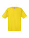 Fruit of the Loom Original T Men's Short Sleeve Promotional T-Shirt Yellow