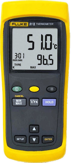 Fluke 51 II Ψηφιακός Μετρητής Θερμοκρασίας FLK-51-II