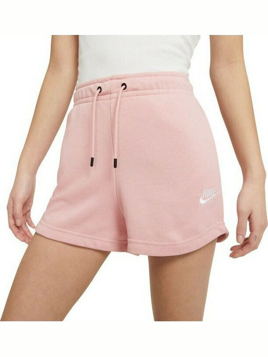 Nike French Terry Γυναικείο Αθλητικό Σορτς Ροζ
